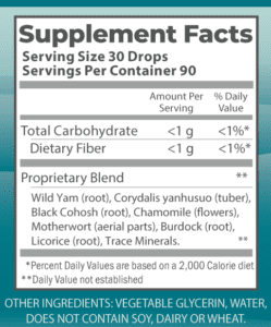 Joint RLF 4oz nutrition facts.