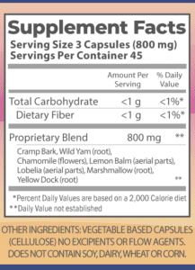 Lower Bowel formula nutrition facts.